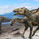 Artist’s depiction of Kamuysaurus japonicus.